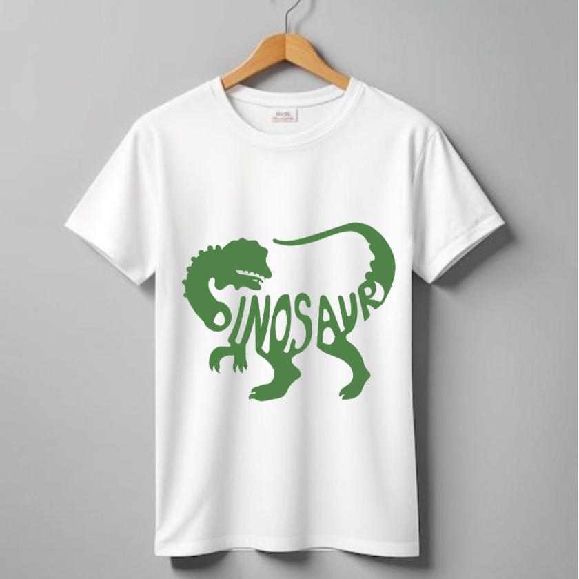 GREEN DINOSAURS T SHIRT FOR GIRLS